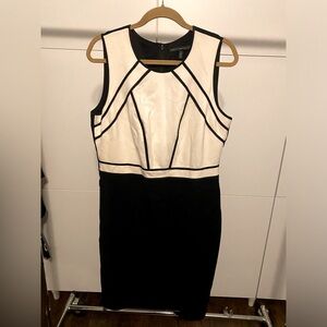 WHBM Sleeveless B&W Dress 14